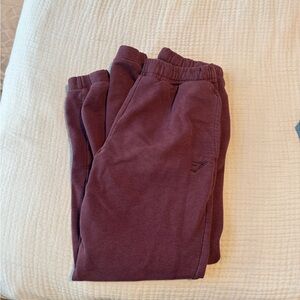 Gymshark maroon rest day joggers